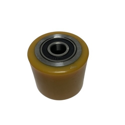 Fabricación 80*70mm 6204 rodamiento rueda de carga de PU para camión de paletas Linde
