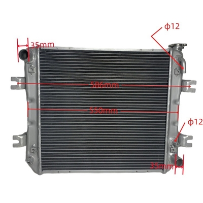6.7KG Peso Radiador hidráulico N160-334000-001 para las carretillas elevadoras Hangcha CPCD30 serie N