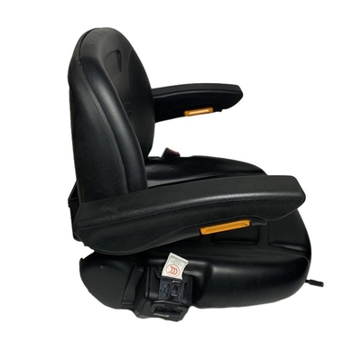 Sillón de montacargas de lujo negro universal confortable H2KE6-80051 con reposabrazos y cinturones de seguridad