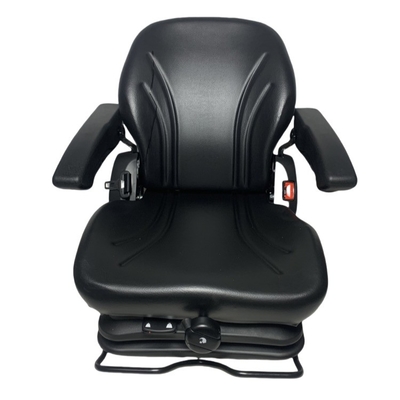 El asiento de montacargas universal con reposabrazos integrados de acero con respaldo de espalda plegable garantizado