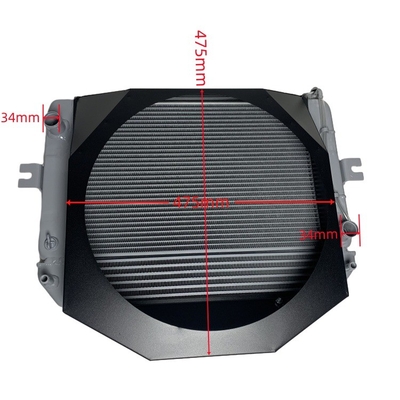 Las partes de las carretillas elevadoras K9DH2-10101LD Radiador hidráulico para HELI CPCD30 Gris