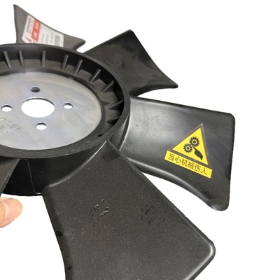 490B-41100 Partes de carretillas elevadoras de hormigón Cuchilla de ventilador de radiador en plástico negro para 490/495/498/4D30G31
