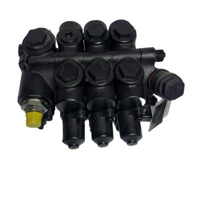 Válvula de control hidráulica negra A20A7-30431 Compatible con el sistema hidráulico de las carretillas elevadoras