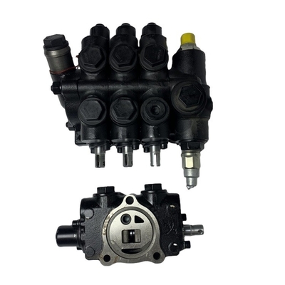 Válvula de control hidráulica negra A20A7-30431 Compatible con el sistema hidráulico de las carretillas elevadoras