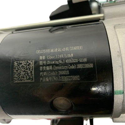 Talleres de reparación de maquinaria QDJ2511B Motor de arranque de carretilla elevadora para el motor diesel XINCHAI 4D35ZG31