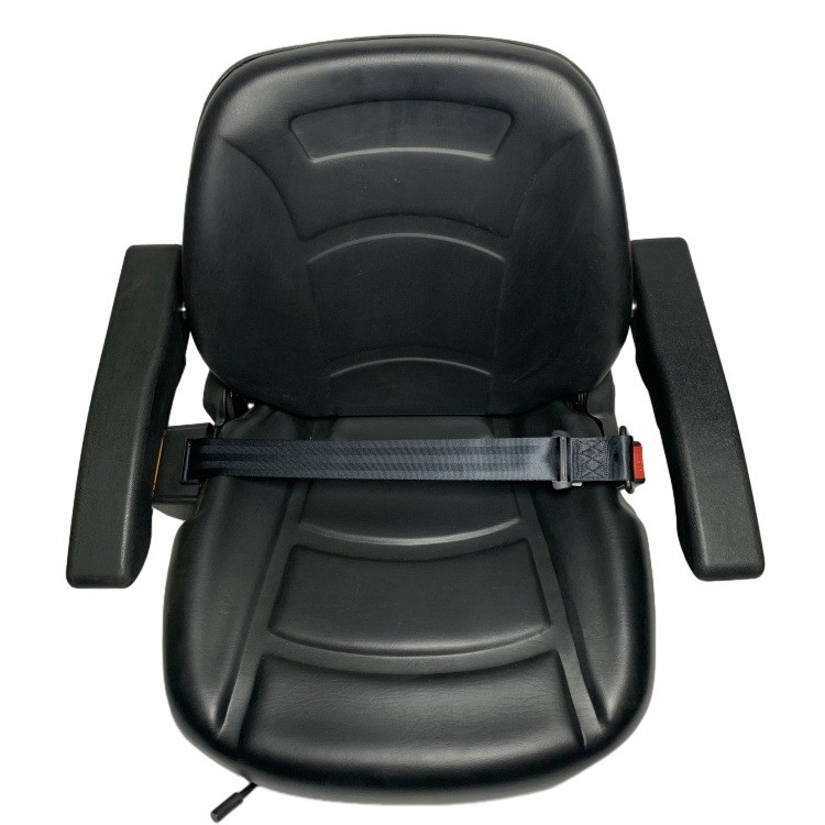 Sillón de montacargas de lujo negro universal confortable H2KE6-80051 con reposabrazos y cinturones de seguridad