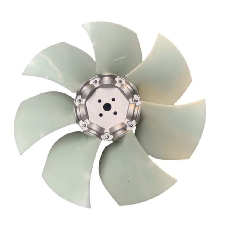 Cuchillo de ventilador de radiador de acero plástico H5T01-00501 para componentes de montacargas QSF3.8 QSB4.5